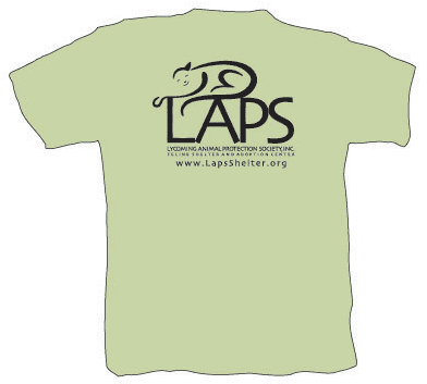 Back design of the LAPS shirt